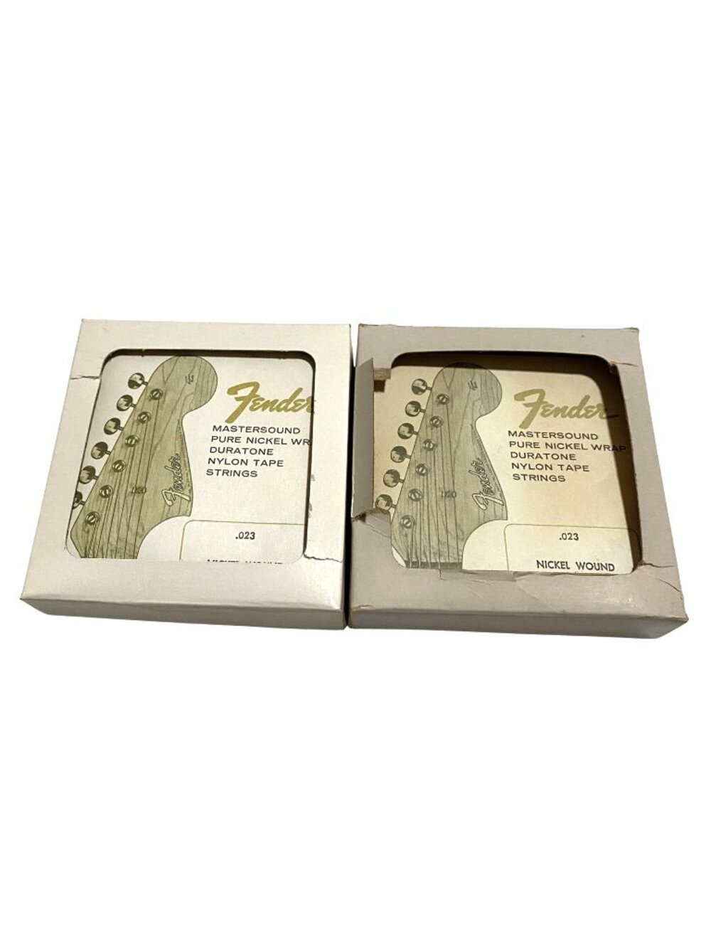 Fender Mastersound Pure Nickel Wrap Duratone Guitar Strings .023 2 Boxes NOS